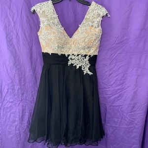 Black and Nude Dress